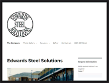 Tablet Screenshot of edwardssteelsolutions.com